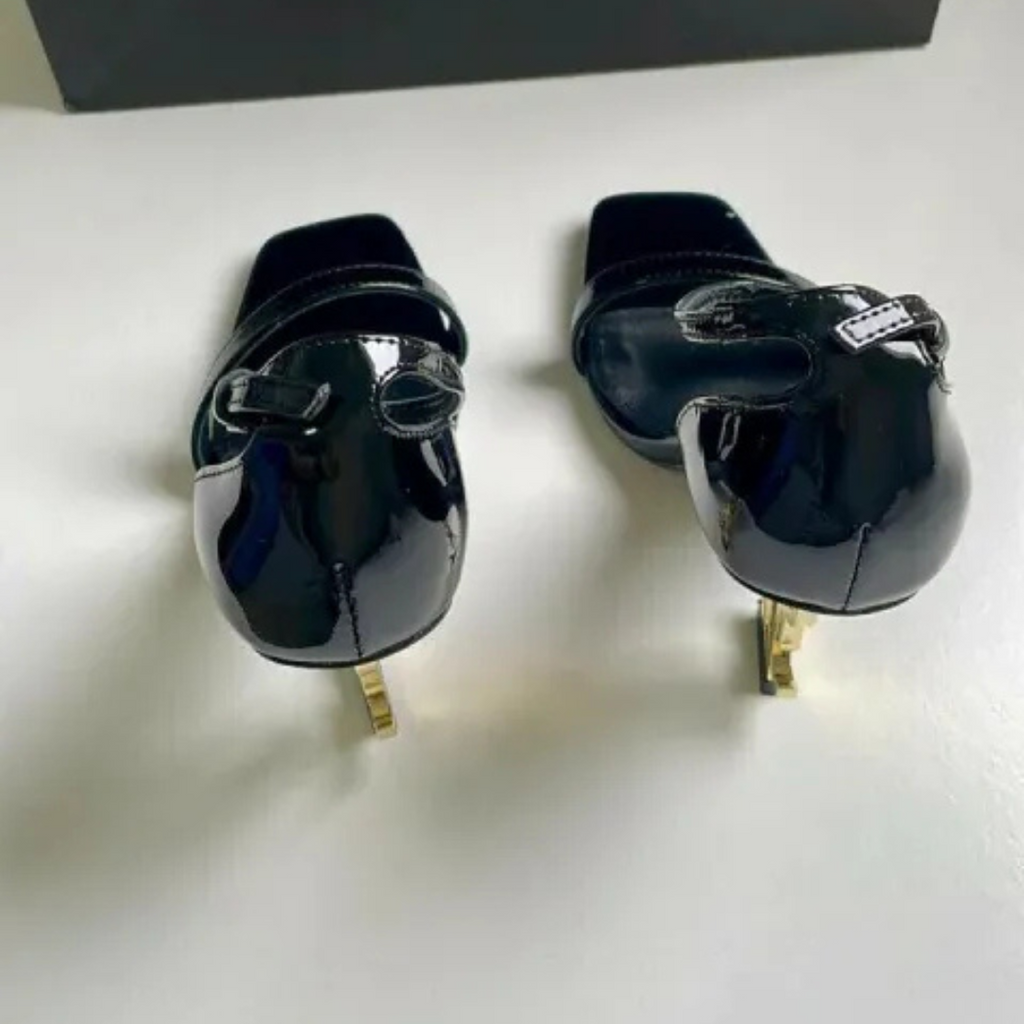 YVES SAINT LAURENT SET HANDTASCHE UND SANDALEN